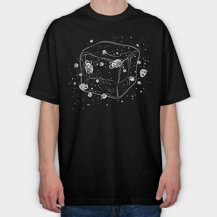 Space Ice, Tricou Oversize Barbati (Unisex)