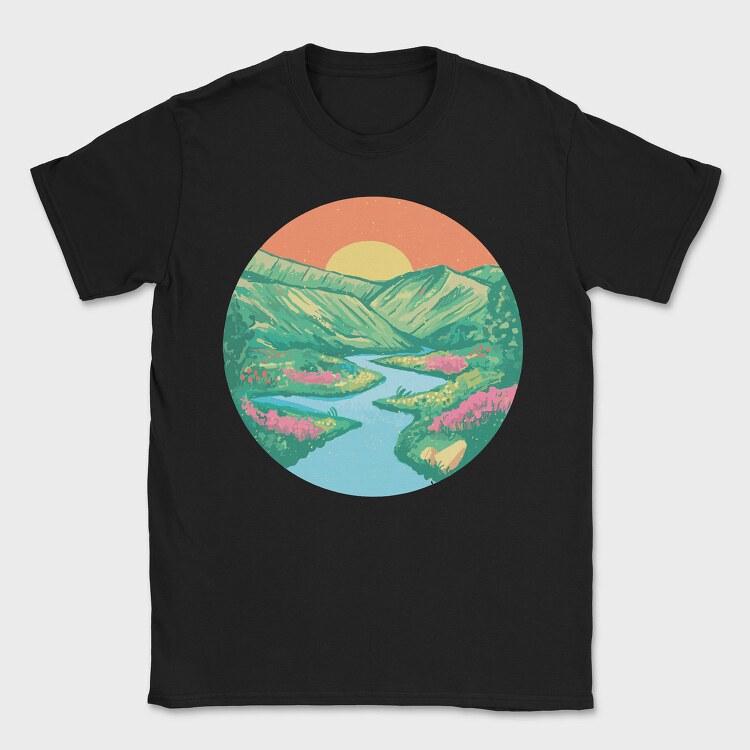 Sunrise Painting, Tricou Barbati (Unisex)