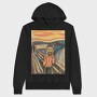 Hipster Scream, Hanorac Oversize Barbati (Unisex)