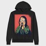 Mona Lisa Scream, Hanorac Oversize Barbati (Unisex)