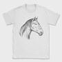 Horse Hand Draw, Tricou Barbati (Unisex)