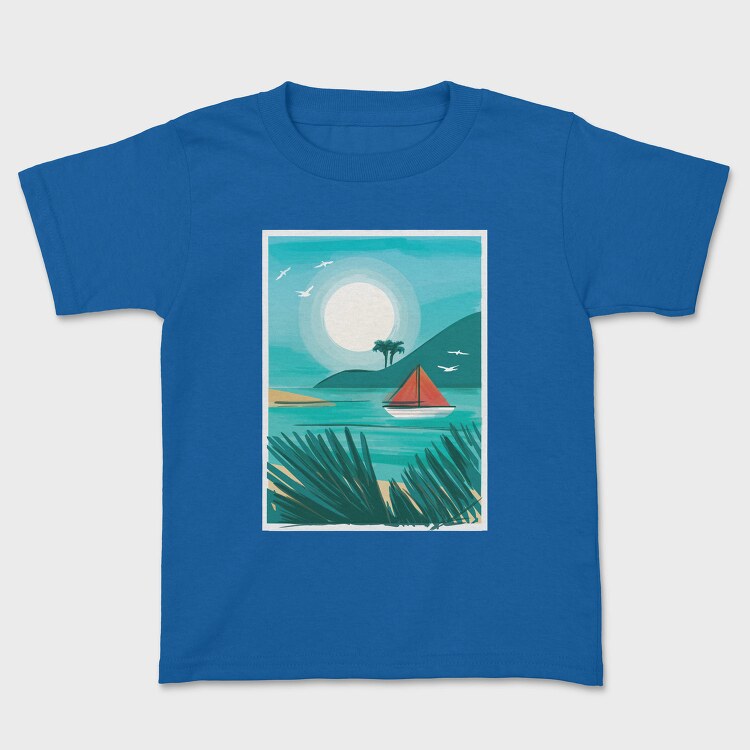Watercolor Beach, Tricou Copii