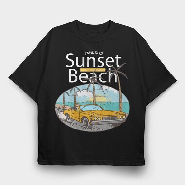 Coast To Coast, Tricou Oversize Barbati (Unisex)