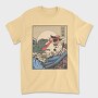 Kaiju Vs Cat, Tricou Barbati (Unisex)