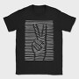 Peace Sign 3D, Tricou Barbati (Unisex)