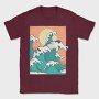 Waves Face, Tricou Barbati (Unisex)