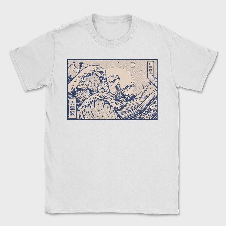Ukiyowave Toad, Tricou Barbati (Unisex)