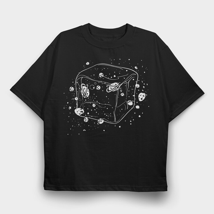 Space Ice, Tricou Oversize Barbati (Unisex)