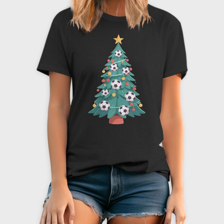 Football Christmas Tree, Tricou Barbati (Unisex)