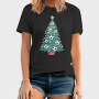 Football Christmas Tree, Tricou Barbati (Unisex)