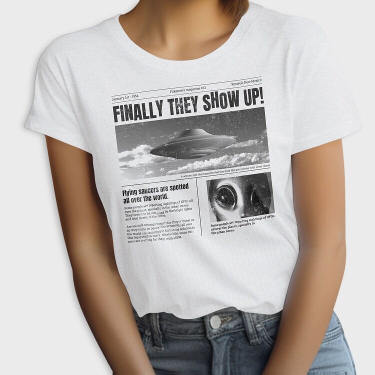 Ufo Newspaper, Tricou Femei
