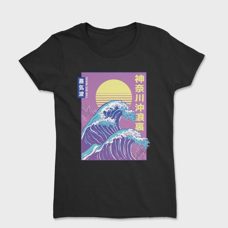 Big Wave Vaporwave, Tricou Femei
