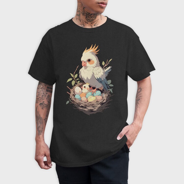 Cockatiel, Tricou Barbati (Unisex)