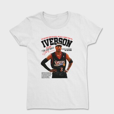 Allen Iverson Philadelphia 76Ers, Tricou Femei
