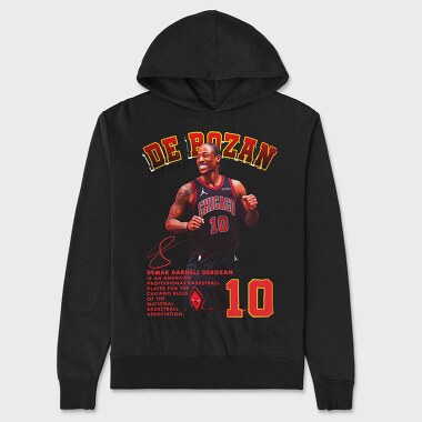 Demar Derozan 10, Hanorac Oversize Barbati (Unisex)