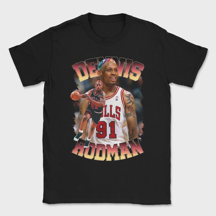 Dennis Rodman Basketball, Tricou Barbati (Unisex)