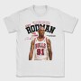 Dennis Rodman Bulls, Tricou Barbati (Unisex)