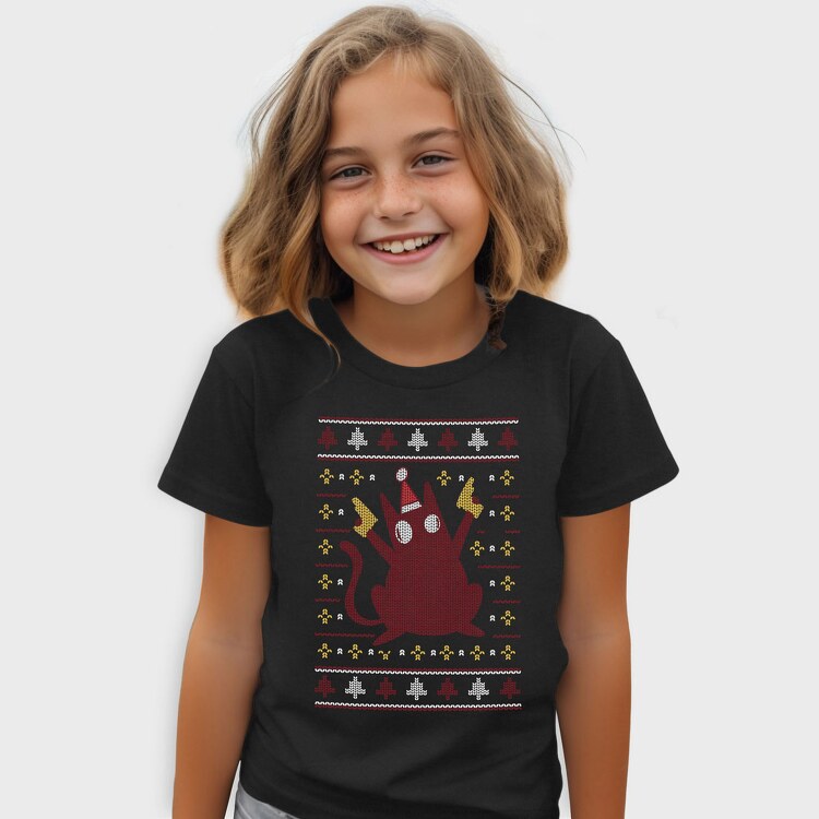 Ugly Sweater Cat, Tricou Copii