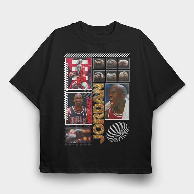 Jordan Nba Championship, Tricou Oversize Barbati (Unisex)