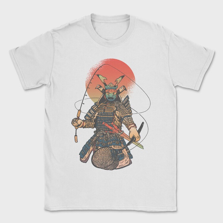Samurai Spinning Rod Net, Tricou Barbati (Unisex)