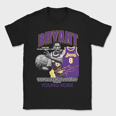 Kobe Bryant Basketball, Tricou Barbati (Unisex)
