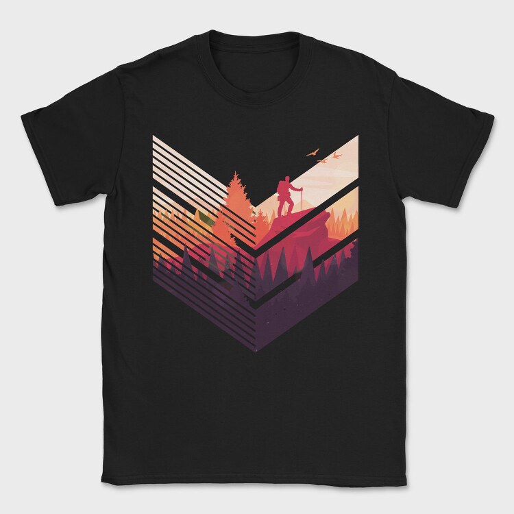 Tricou Barbati (Unisex) Imprimat digital direct in tesatura, bumbac premium 100%.