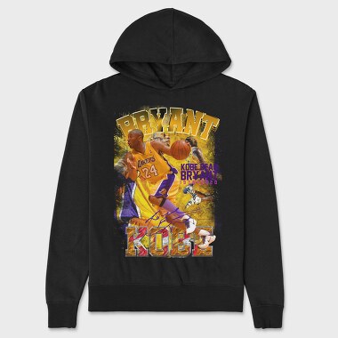 Kobe Bryant Jumpshot, Hanorac Oversize Barbati (Unisex)