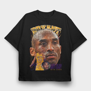 Kobe Bryant Lakers 24, Tricou Oversize Barbati (Unisex)