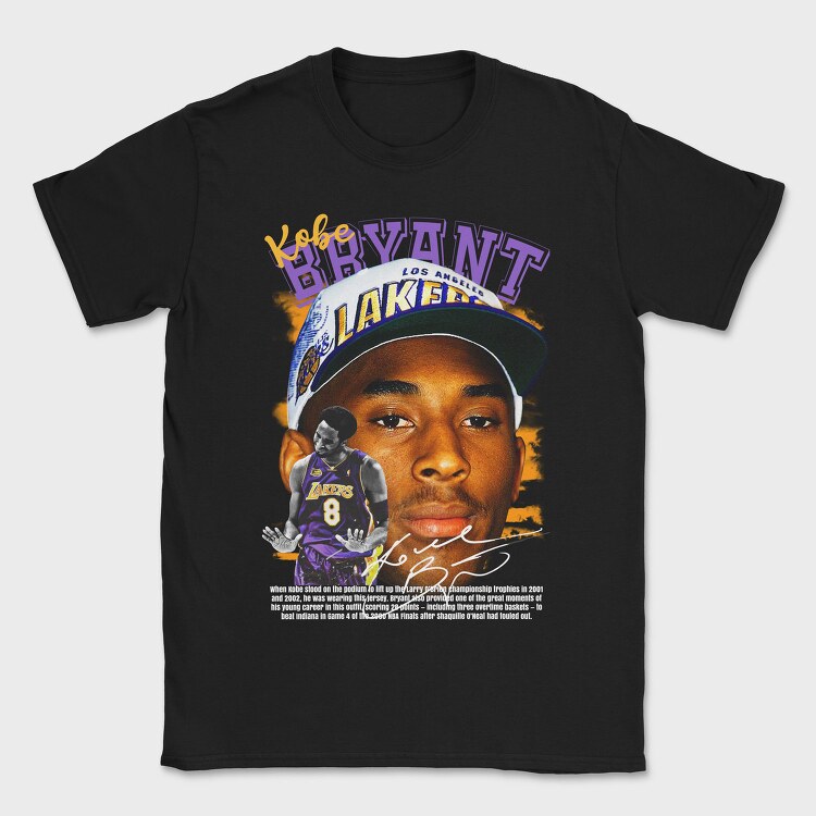 Kobe Bryant Lakers 8, Tricou Barbati (Unisex)