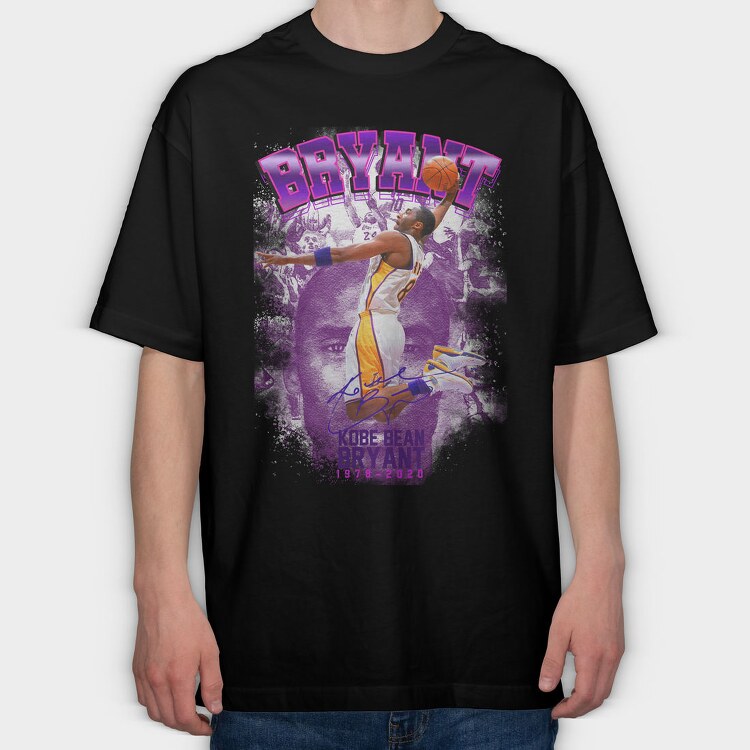 Kobe Bryant Dunk Splash, Tricou Oversize Barbati (Unisex)