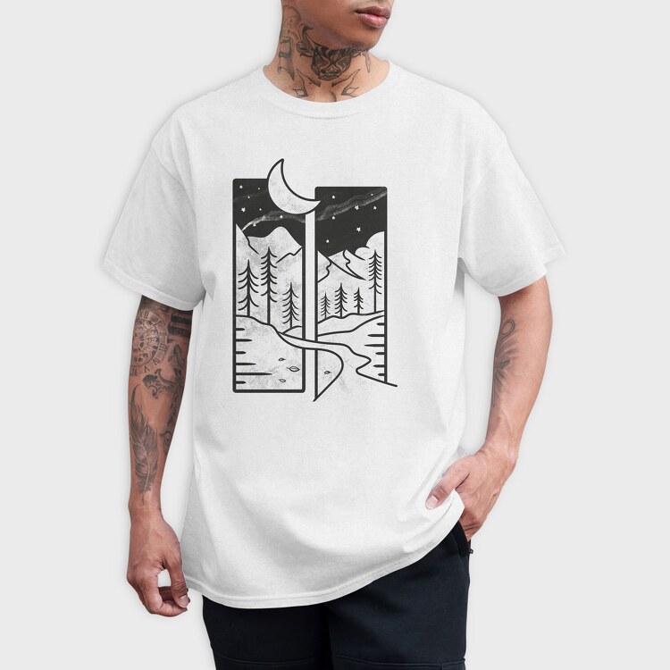 Forest Frames, Tricou Barbati (Unisex)