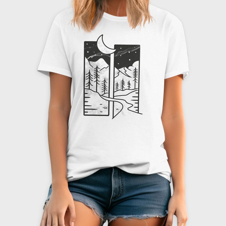 Forest Frames, Tricou Barbati (Unisex)