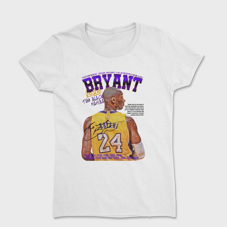 Kobe Bryant Mamba, Tricou Femei