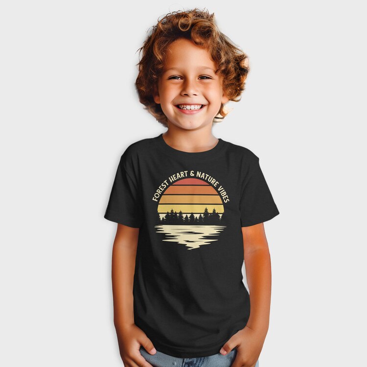 Forest Heart and Nature Vibes, Tricou Copii