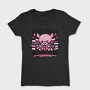 Cute Axolotl Reading, Tricou Femei