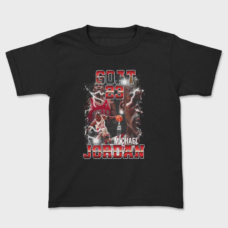 Michael Jordan Bulls Neon Glow, Tricou Copii