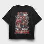 Michael Jordan Bulls Neon Glow, Tricou Oversize Barbati (Unisex)