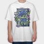Prehispanic Warrior, Tricou Oversize Barbati (Unisex)