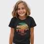 Forest Retro Sunset, Tricou Copii