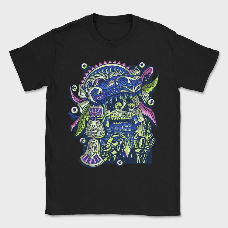 Prehispanic Warrior, Tricou Barbati (Unisex)