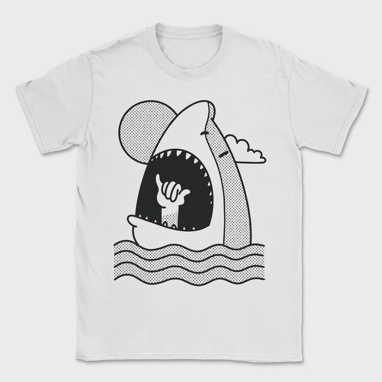 Shark Shaka, Tricou Barbati (Unisex)