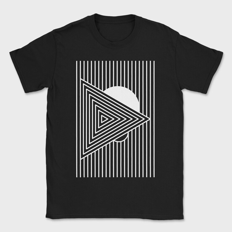 Minimal Geometric 3, Tricou Barbati (Unisex)