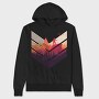 Geometric Forest, Hanorac Oversize Barbati (Unisex)