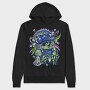 Prehispanic Warrior, Hanorac Oversize Barbati (Unisex)