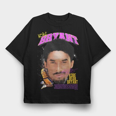 Neon Kobe Bryant, Tricou Oversize Barbati (Unisex)