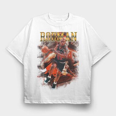 Rodman Basketball, Tricou Oversize Barbati (Unisex)
