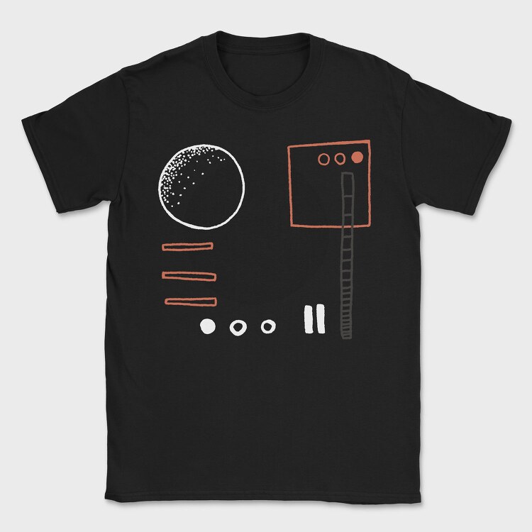 Abstract Organic, Tricou Barbati (Unisex)