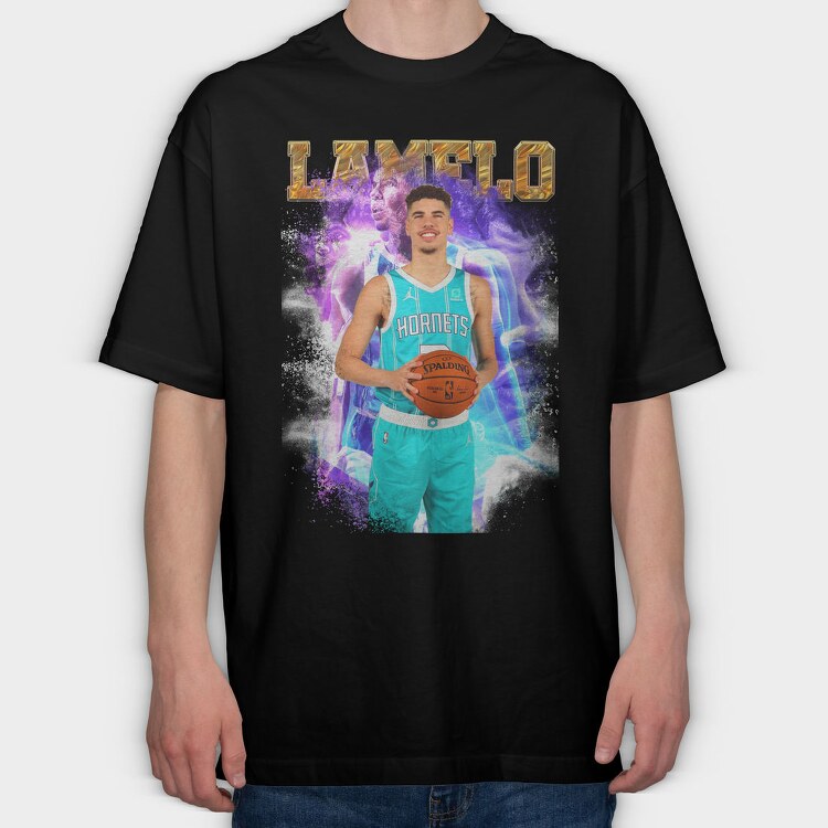 Nba Star Vintage, Tricou Oversize Barbati (Unisex)