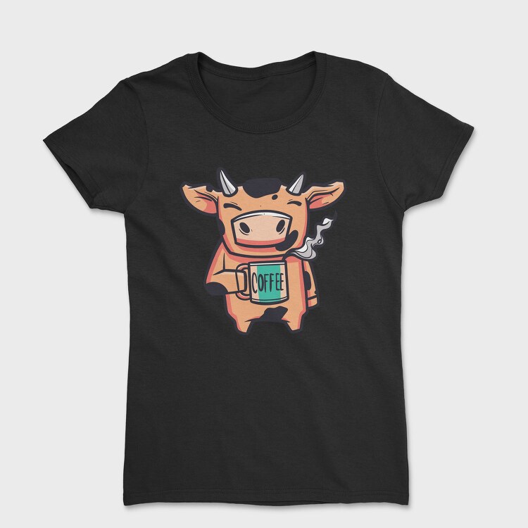 Cow Mug Coffee, Tricou Femei