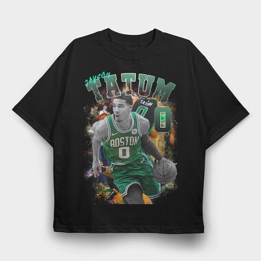 Tatum Boston 100, Tricou Oversize Barbati (Unisex)